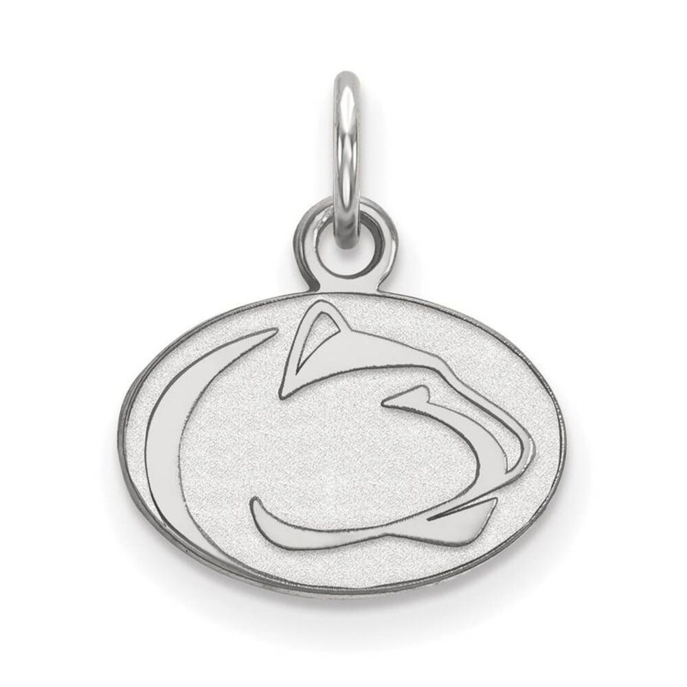 14k White Gold Penn State XS (Tiny) Charm or Pendant